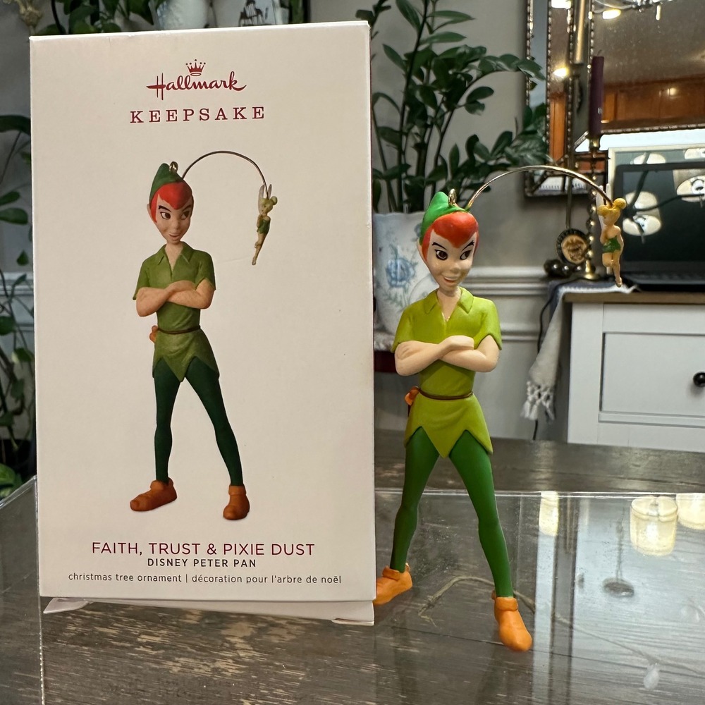 2018 Hallmark Keepsake Faith,Trust & Pixie Dust Disney Peter Pan Tinker Bell